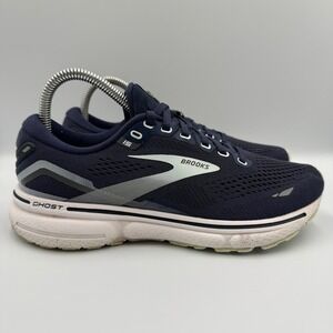 Brooks Ghost 15 Running Shoes Blue‎ White Women's Size 7.5 Narrow 2A Sneakers